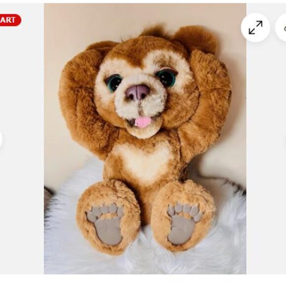 FurReal Friend Cubby The Curious Teddy Bear Interactive Plush Toy Hasbro Works - Picture 2 of 7